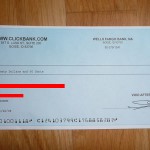 Making money with Clickbank - my first payment