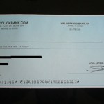 More Clickbank Checks (or Cheques)